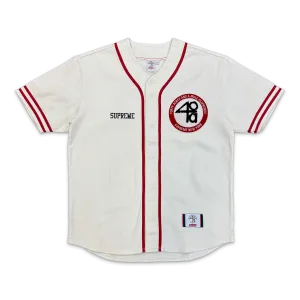 40 Acres Twill Baseball Jersey Natural