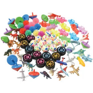 84-Piece Prize Refill Pack for Carnival Crane Game | Assorted Classroom Rewards