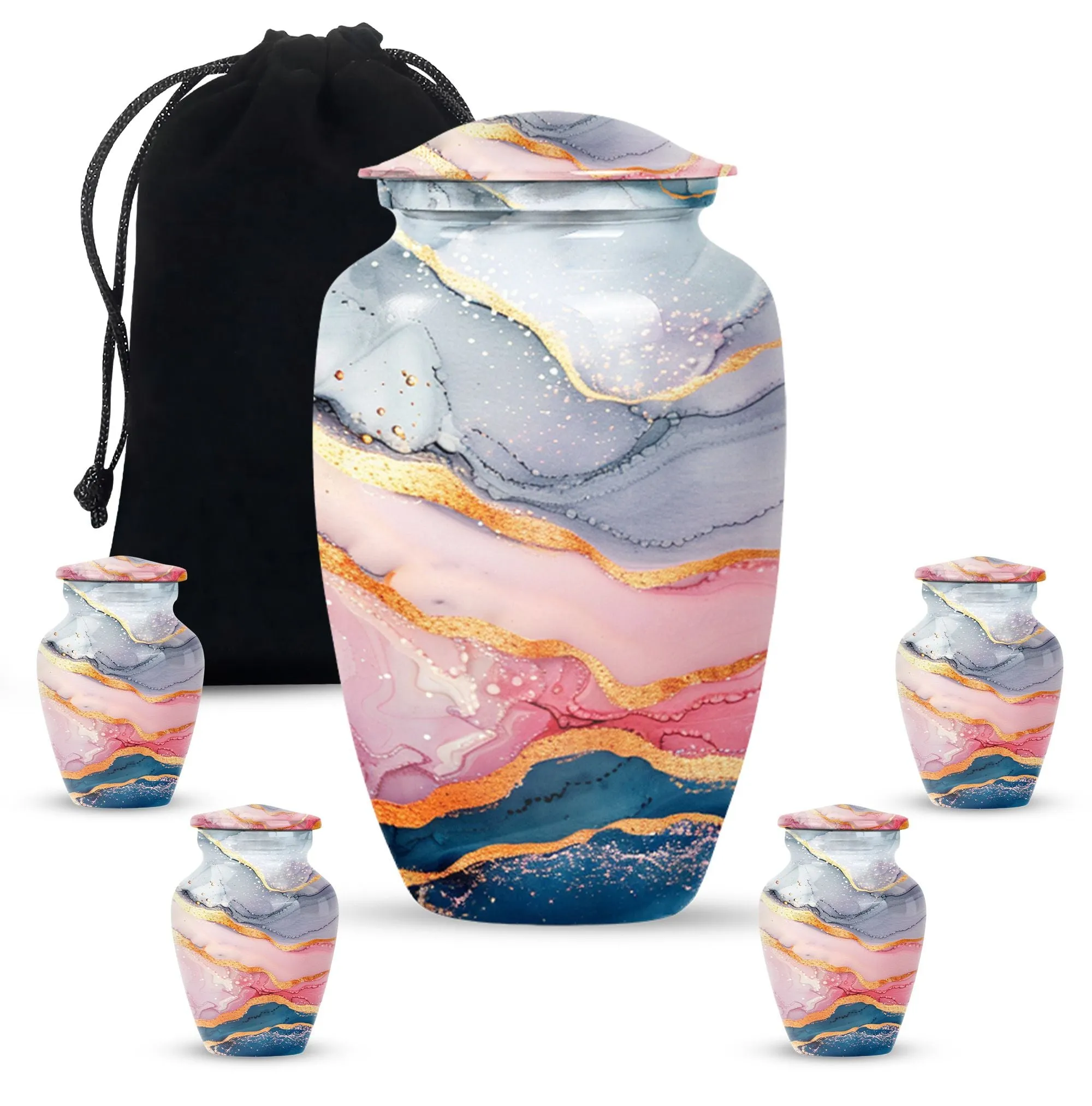 Abstract Urn Empyrean Elegance:  Large Cremation Memorials