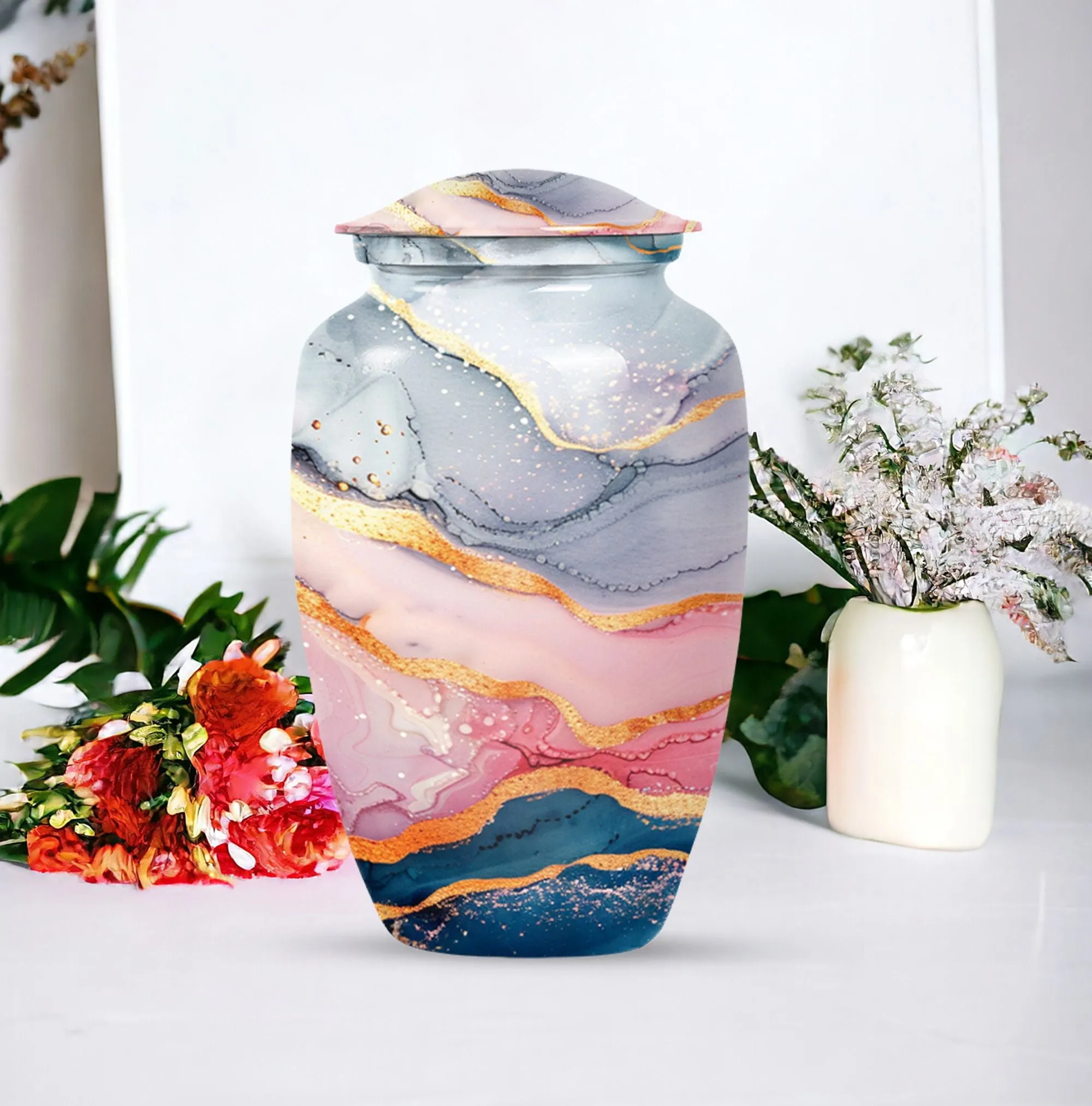 Abstract Urn Empyrean Elegance:  Large Cremation Memorials