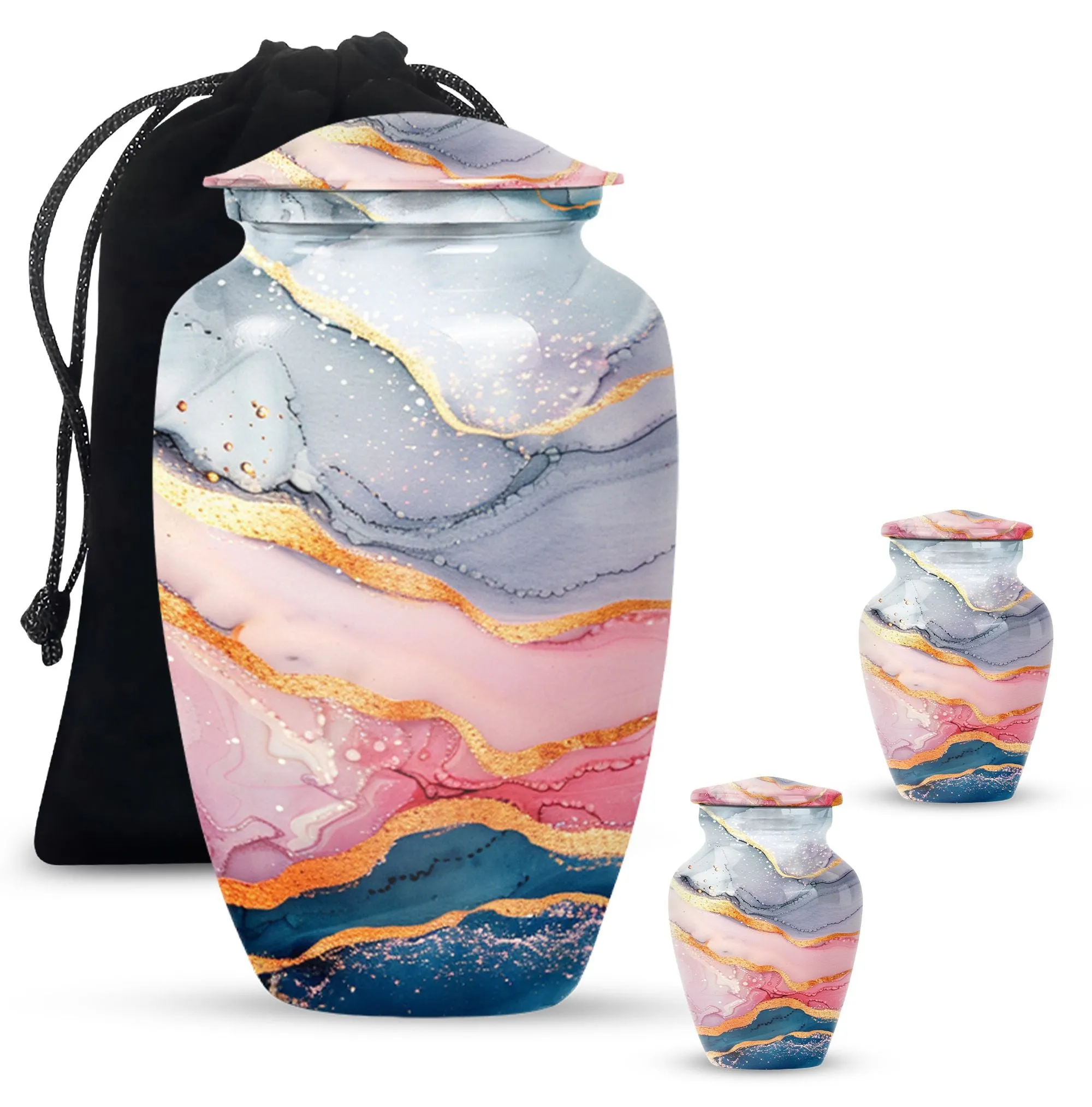 Abstract Urn Empyrean Elegance:  Large Cremation Memorials