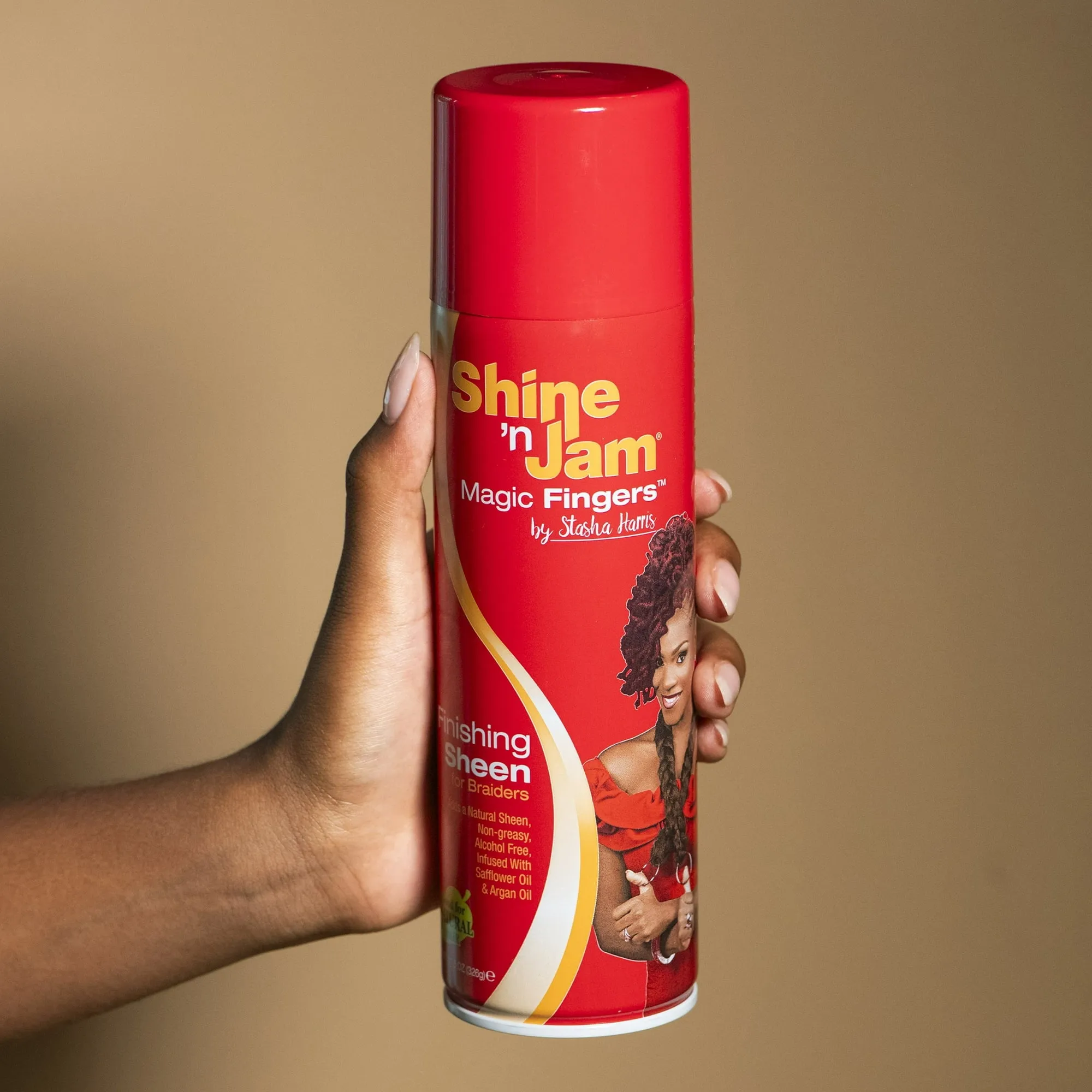 Ampro Shine 'N Jam Magic Fingers Finishing Sheen for Braiders - 11.5 oz