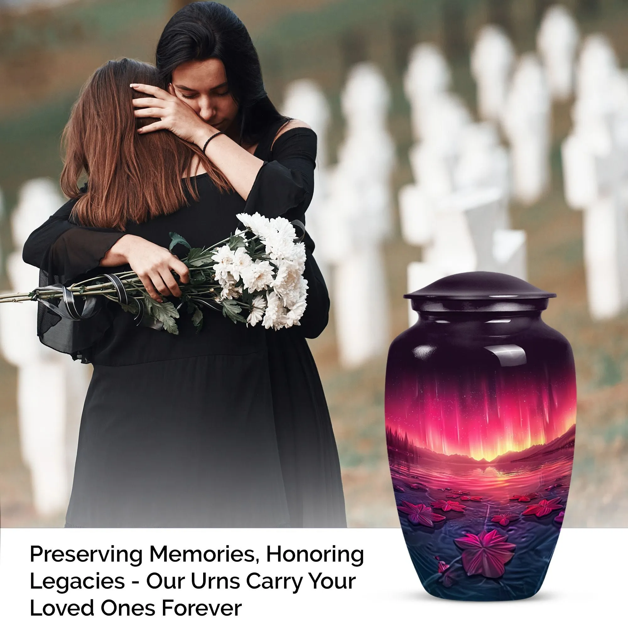 AURORA Borealis Urn - Memorable Sanctuary for Appreciated Ones