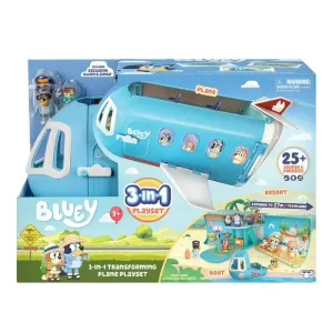 Bluey 3-in-1 Airplane Playset