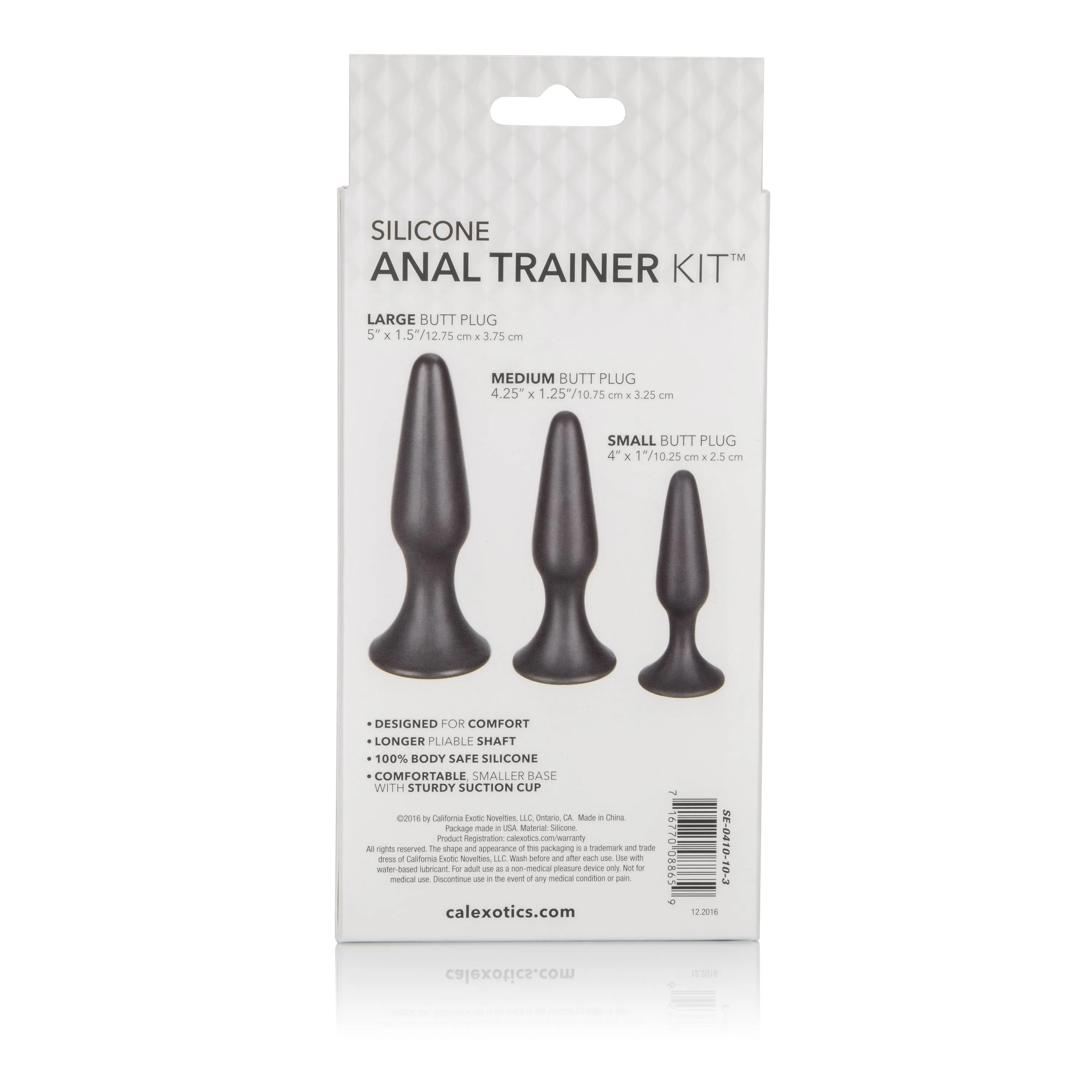 California Exotics - Silicone Anal Trainer Kit (Black)