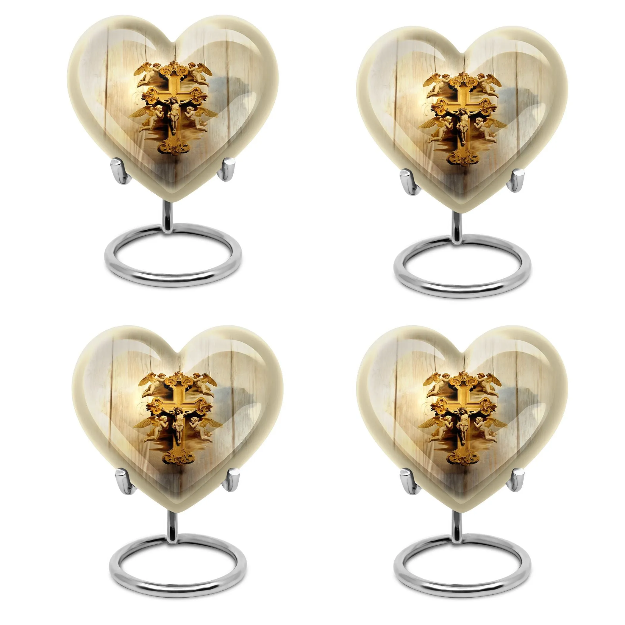 Catholic Urn for Respected Holdover - Keepsake Cremation Urn