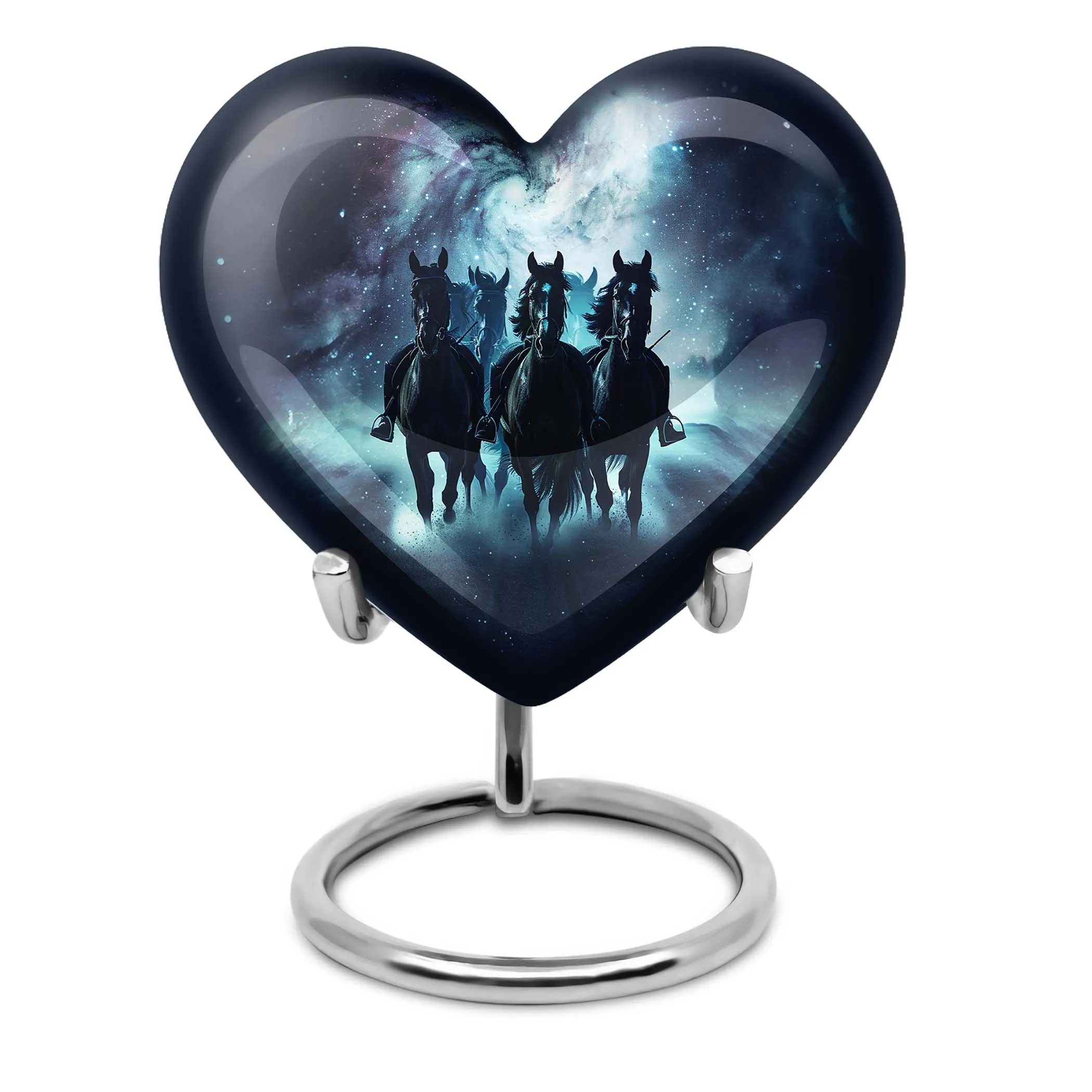 Cherished Burial Funeral Cremation Urn with Abstract Theme