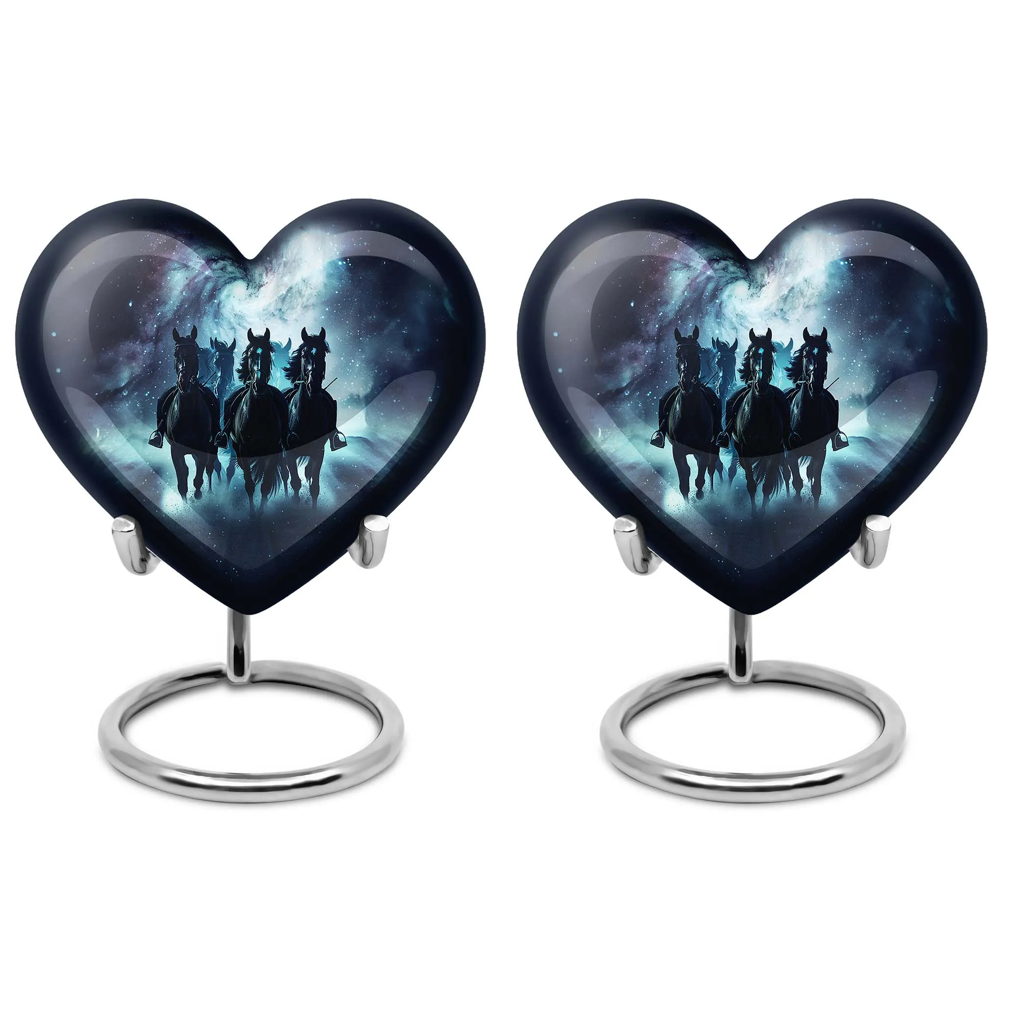 Cherished Burial Funeral Cremation Urn with Abstract Theme