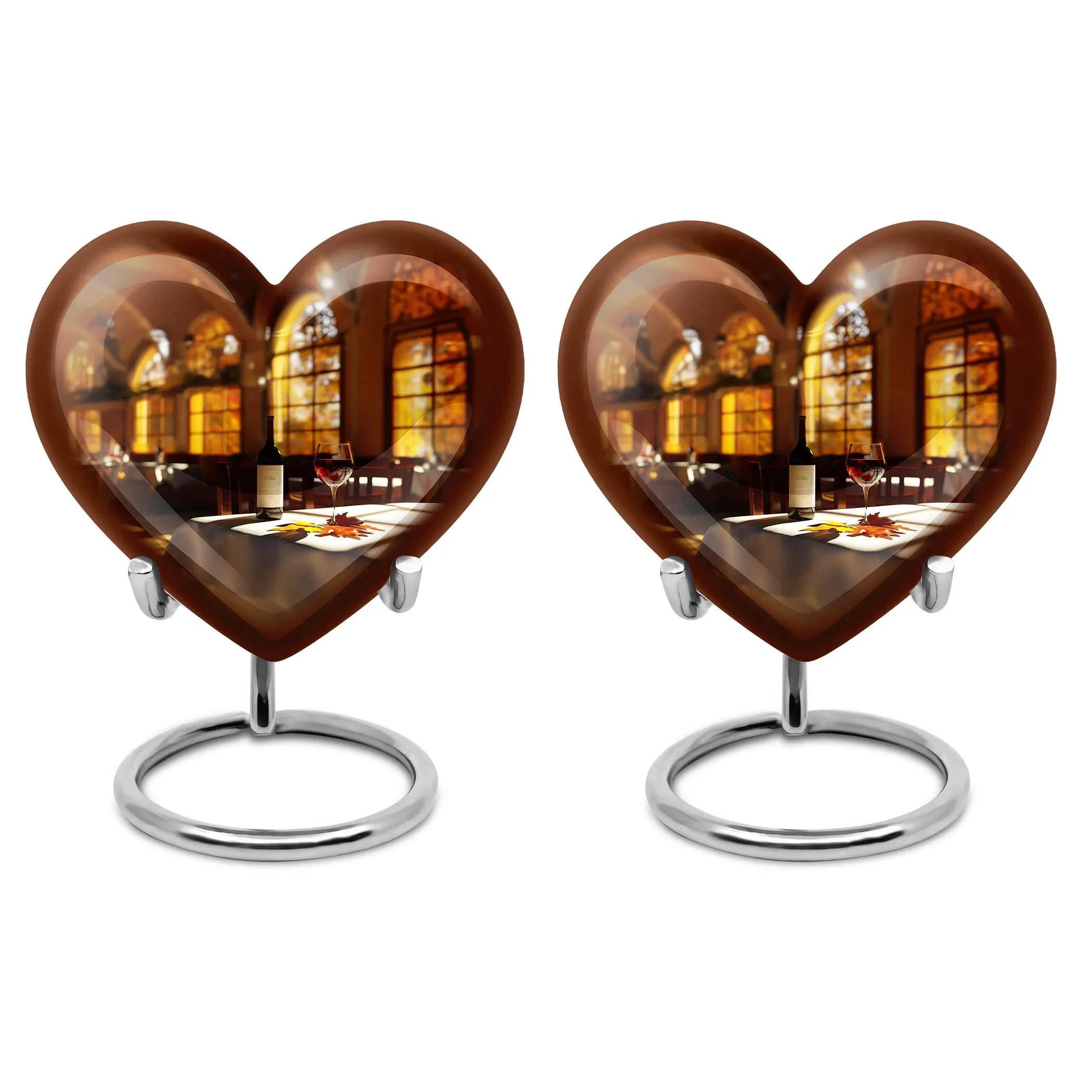 Cherished Farewell - Wine Cremation Urn for Enduring Memories