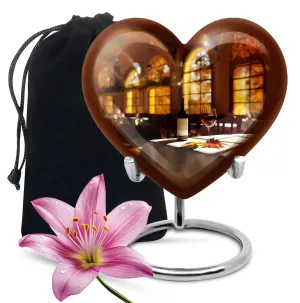 Cherished Farewell - Wine Cremation Urn for Enduring Memories