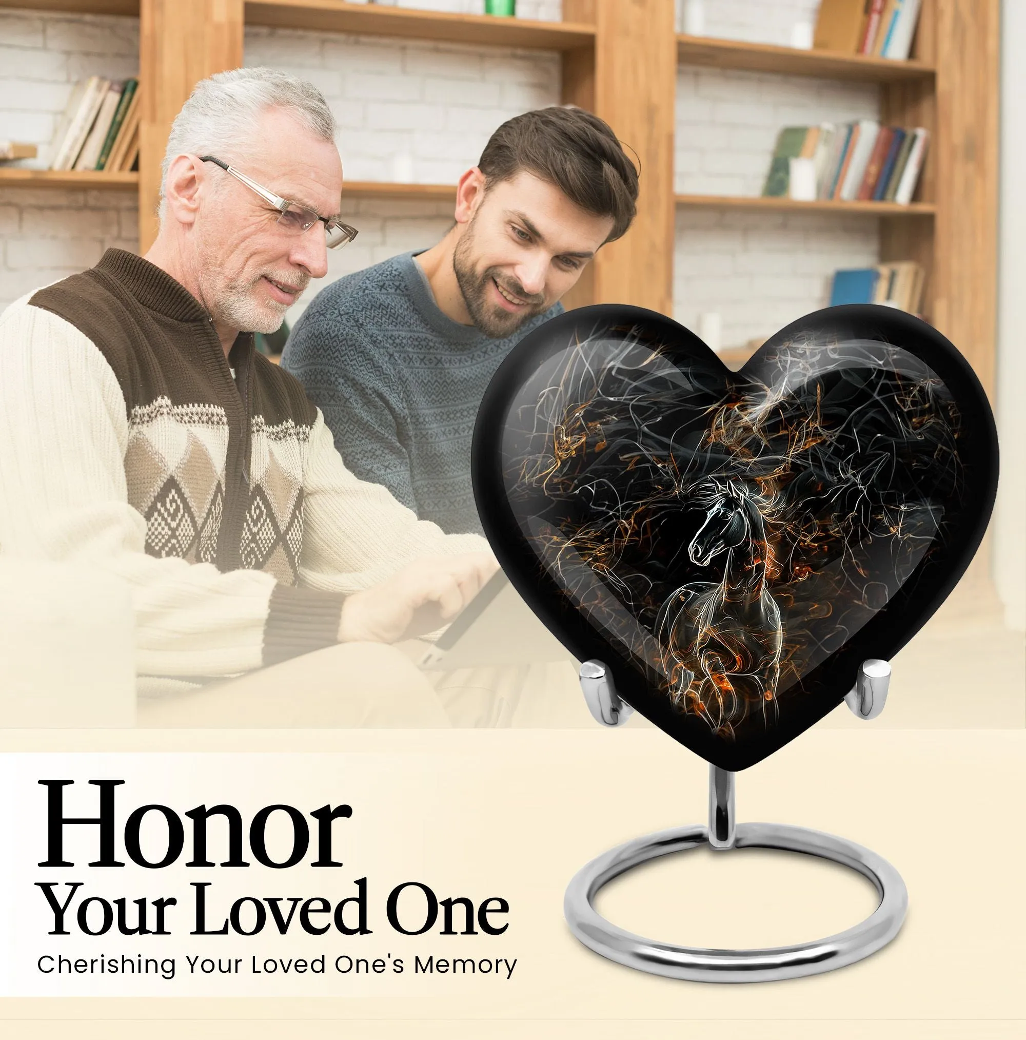 Cherished Legacy Horse Urn: A Beautiful Memorial for Loved Ones