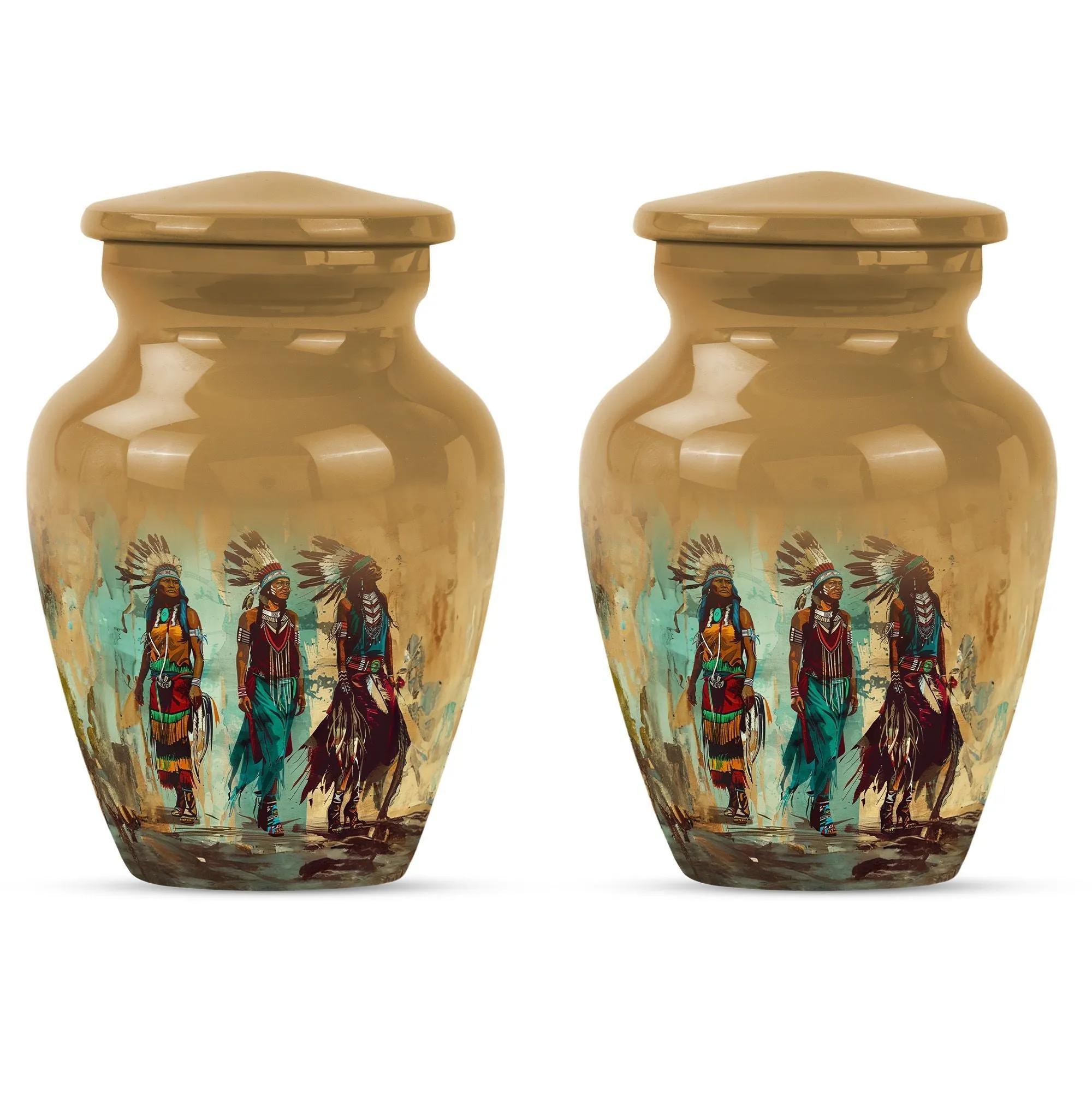 Classic Native American Medium-Size Burial Urn