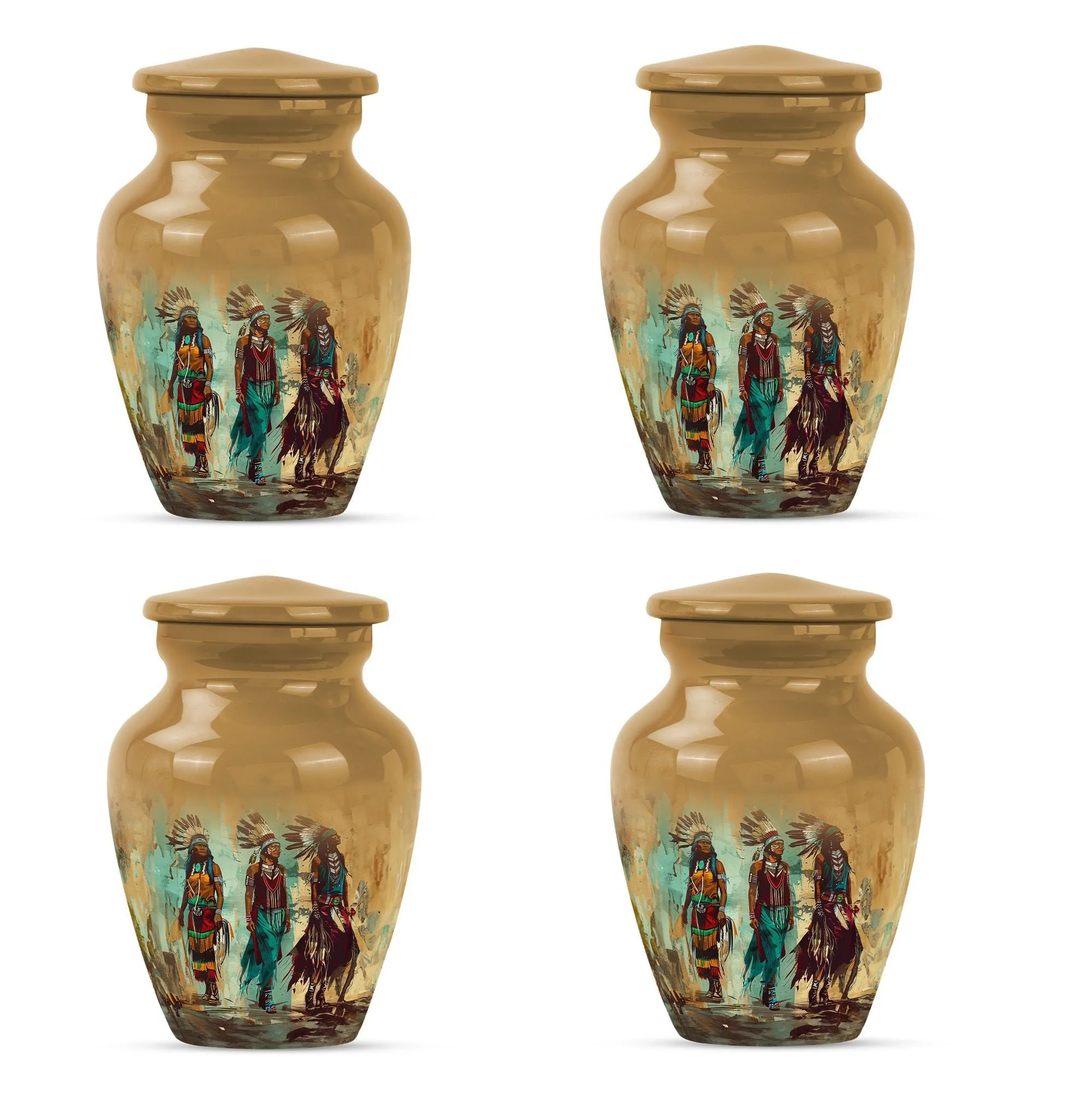 Classic Native American Medium-Size Burial Urn