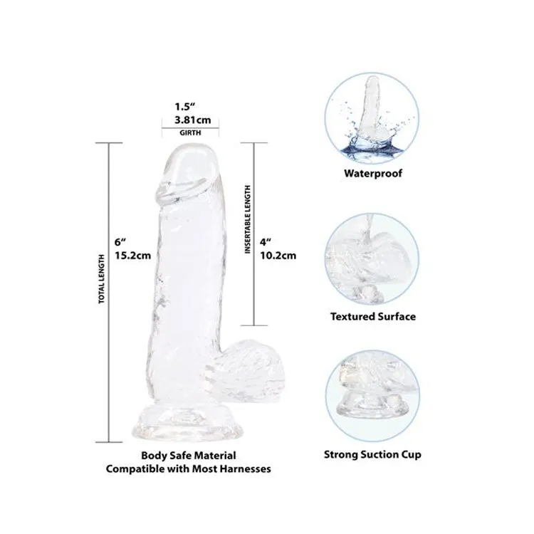 Crystal 6" Dildo