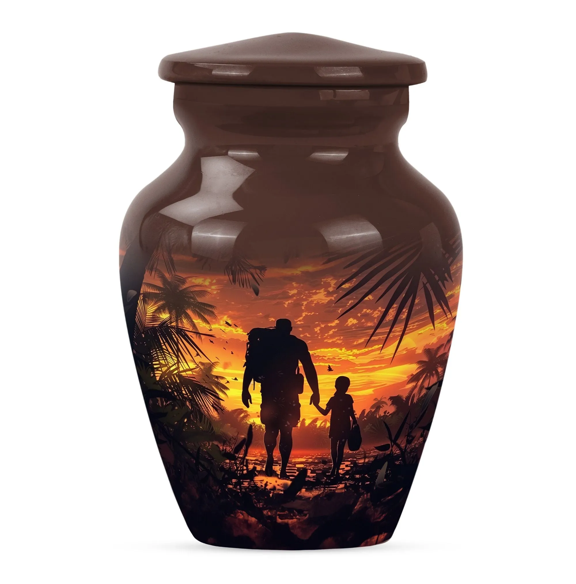 Father's Legacy Memorial Urn, Personalized Urn For Human Ashes
