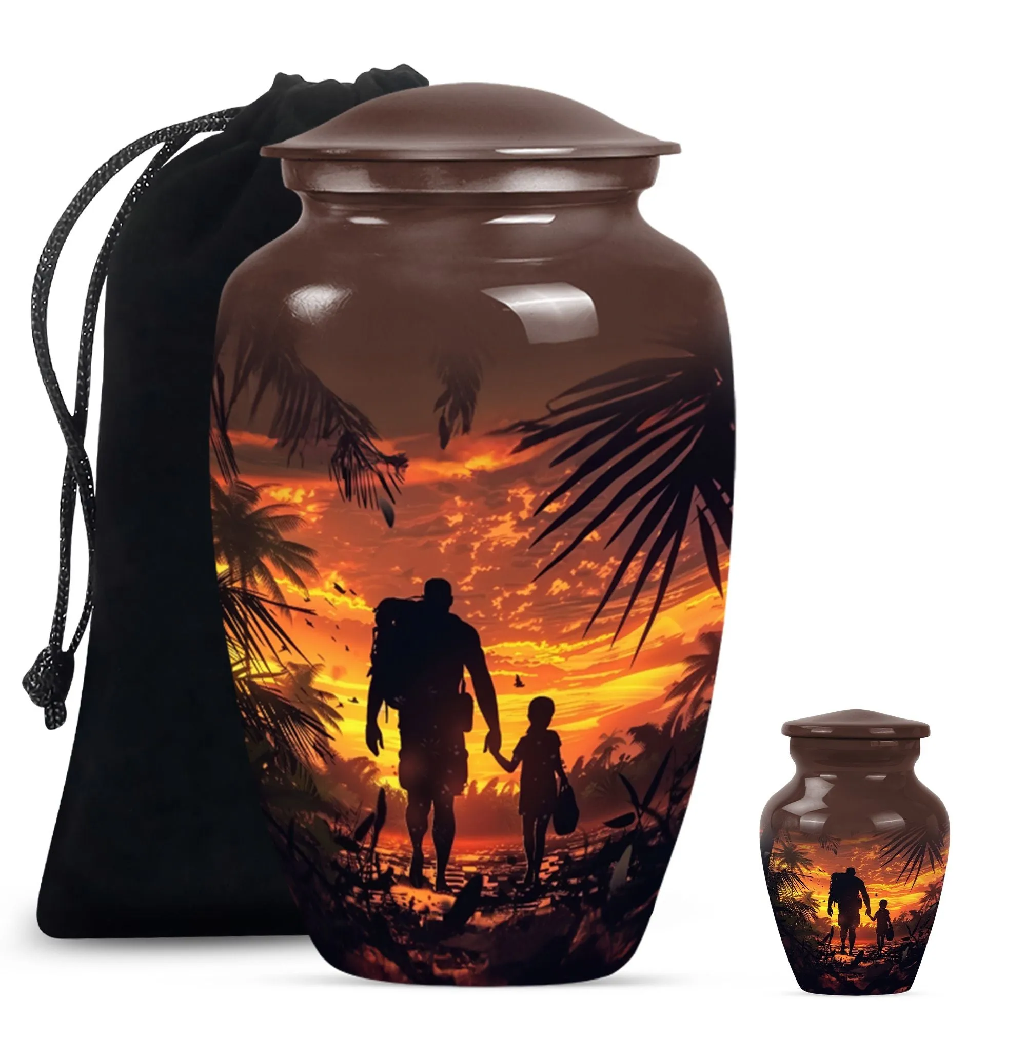 Father's Legacy Memorial Urn, Personalized Urn For Human Ashes