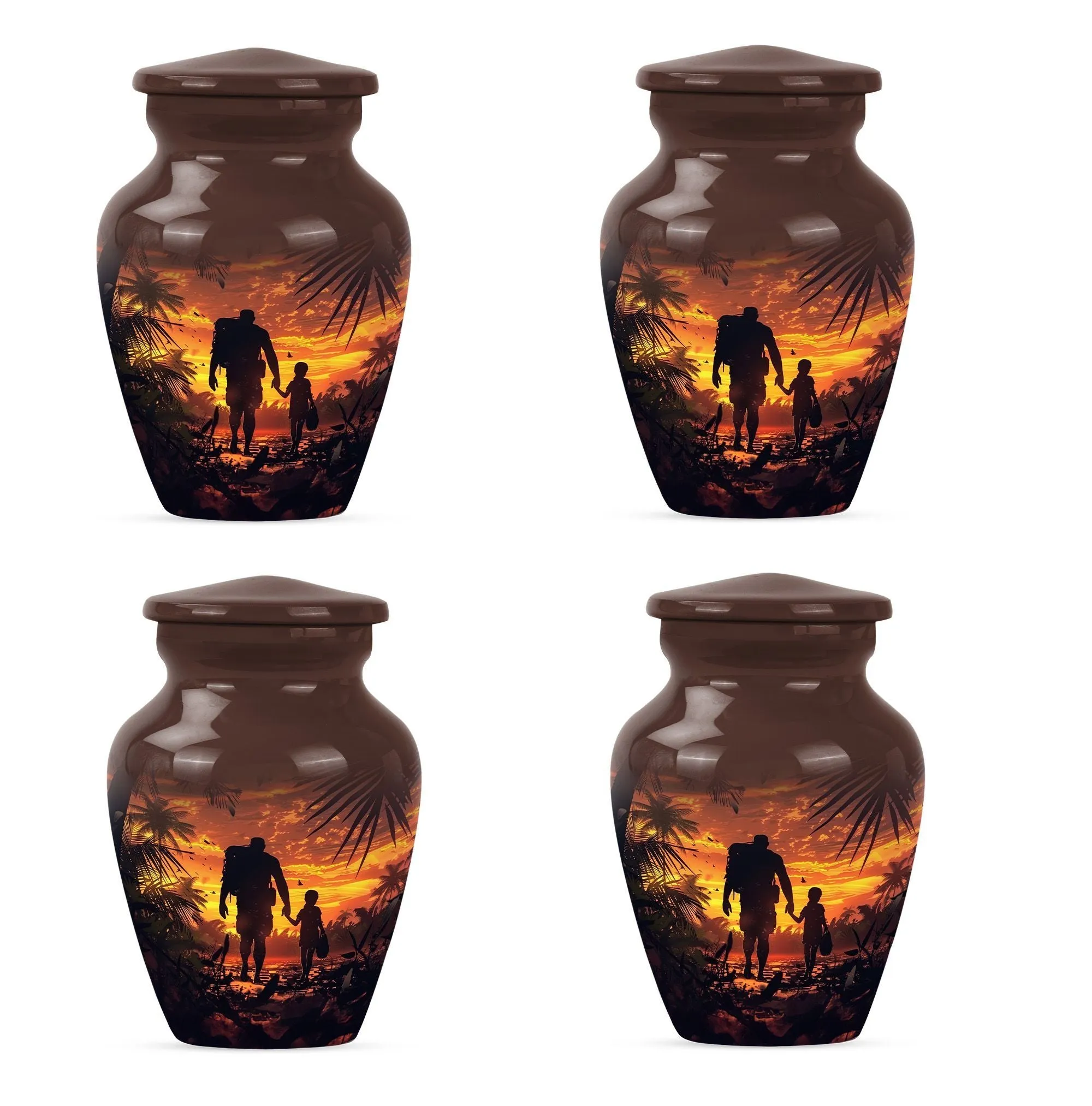 Father's Legacy Memorial Urn, Personalized Urn For Human Ashes