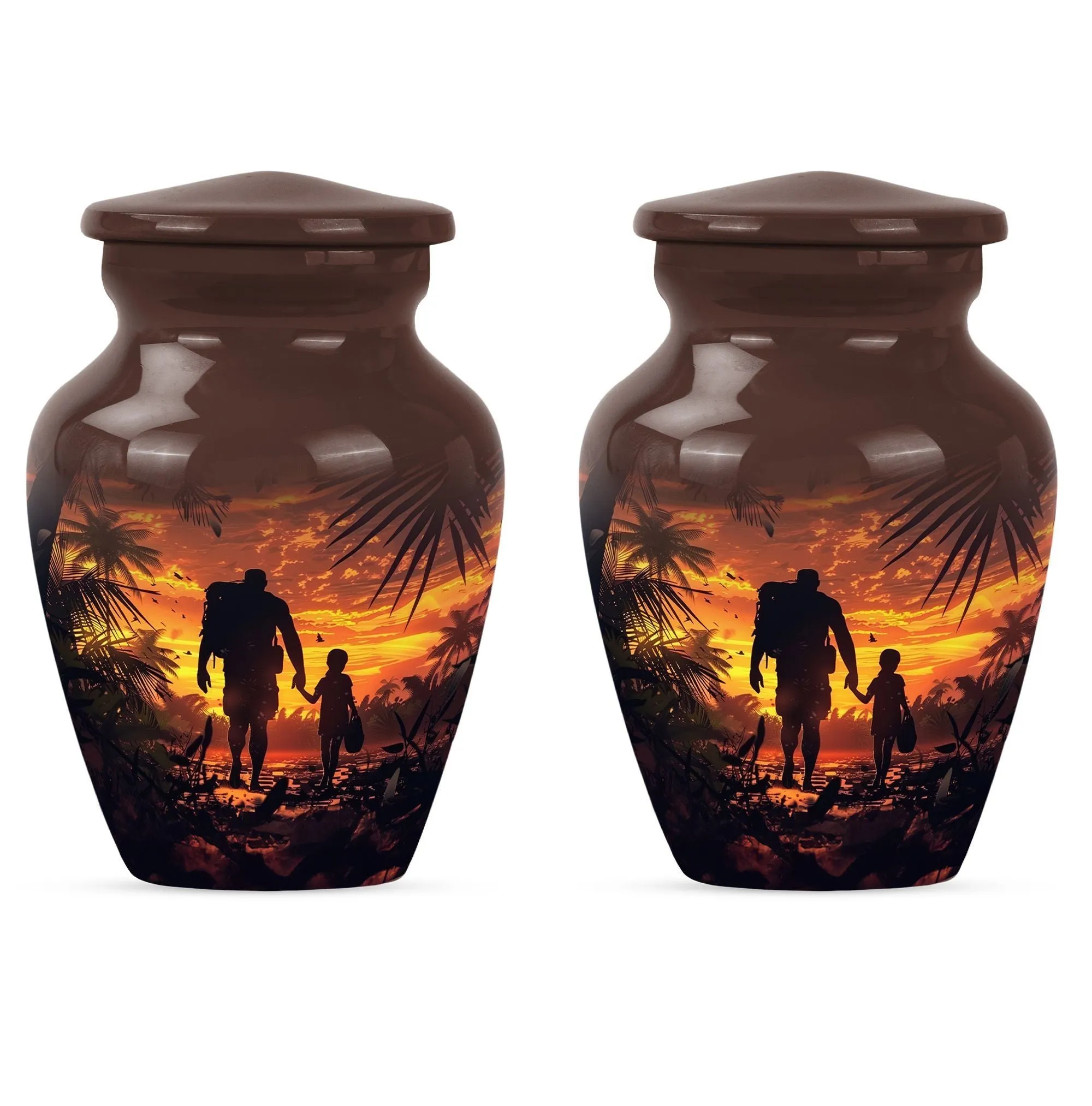 Father's Legacy Memorial Urn, Personalized Urn For Human Ashes