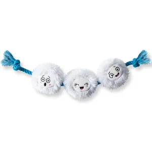 Fringe Snow Time for Fun Blue & White Dog Toys