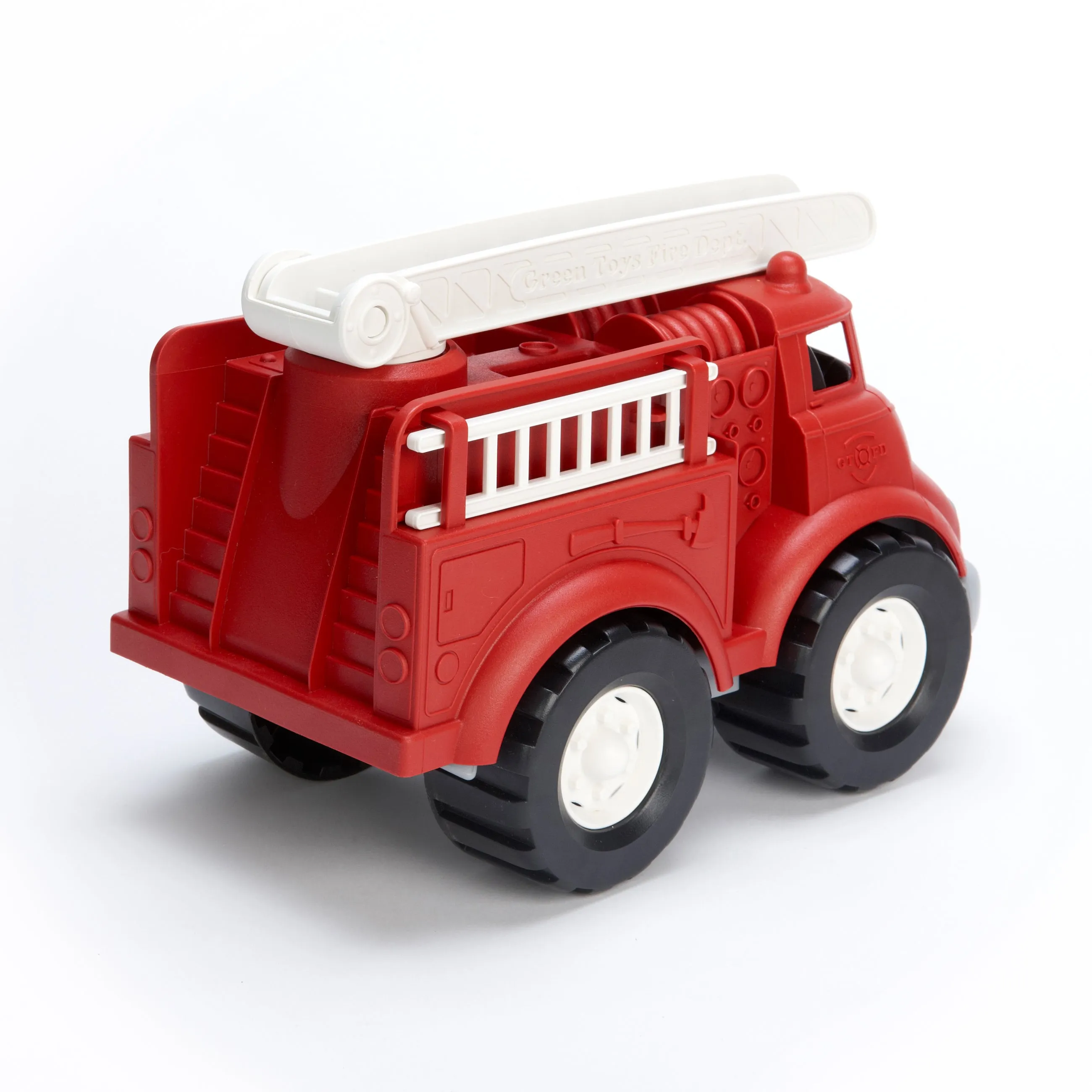 Green Toys Eco-Friendly Fire Truck with Rotating Ladders