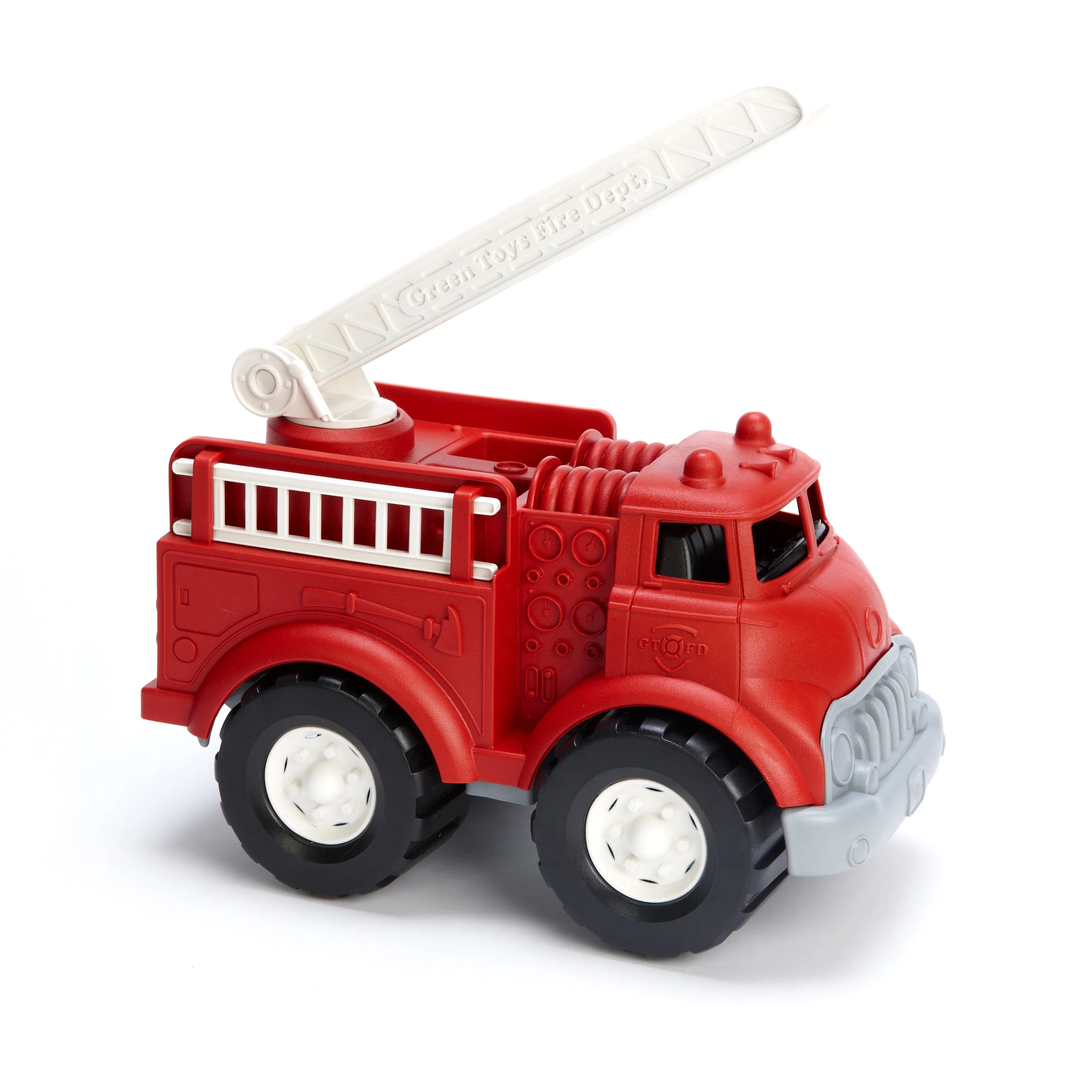 Green Toys Eco-Friendly Fire Truck with Rotating Ladders