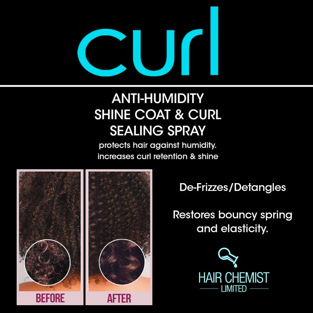 Hair Chemist CURL Anti-Humidity Shine Coat & Curl Sealing Spray - 3 oz