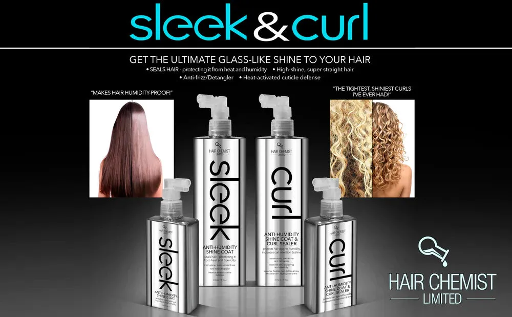 Hair Chemist CURL Anti-Humidity Shine Coat & Curl Sealing Spray - 3 oz