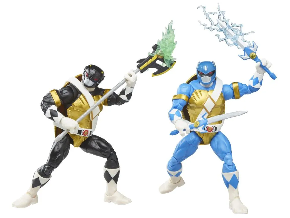 Hasbro Lightning Collection Mighty Morphin Power Rangers X Teenage Mutant Ninja Turtles Morphed Donatello & Morphed Leonardo Action Figure