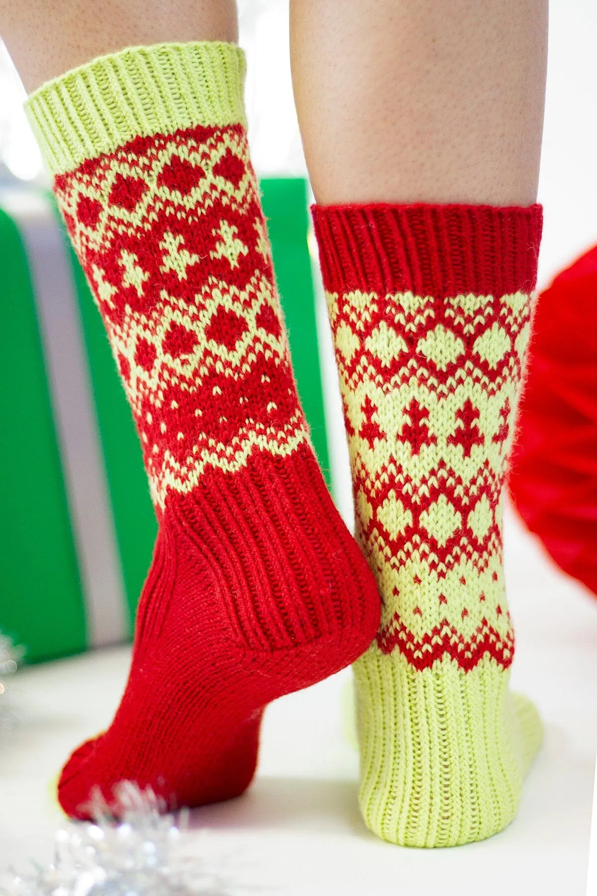 Holiday Elf Socks