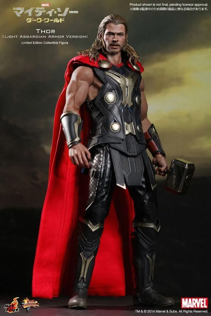 Hot Toys 1/6 Thor: The Dark World Thor (Light Asgardian Armor) Sixth Scale Figure MMS225