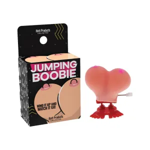Hott Products - Wind Up Jumping Boobie Cute Gift (Beige)