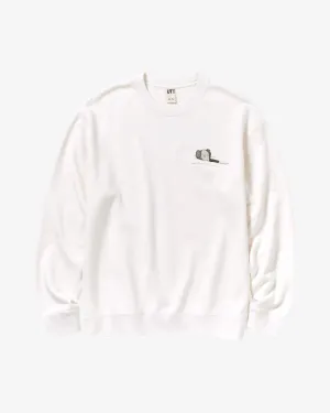 KAWS X UNIQLO 2023 ARTBOOK COVER CREWNECK OFF WHITE
