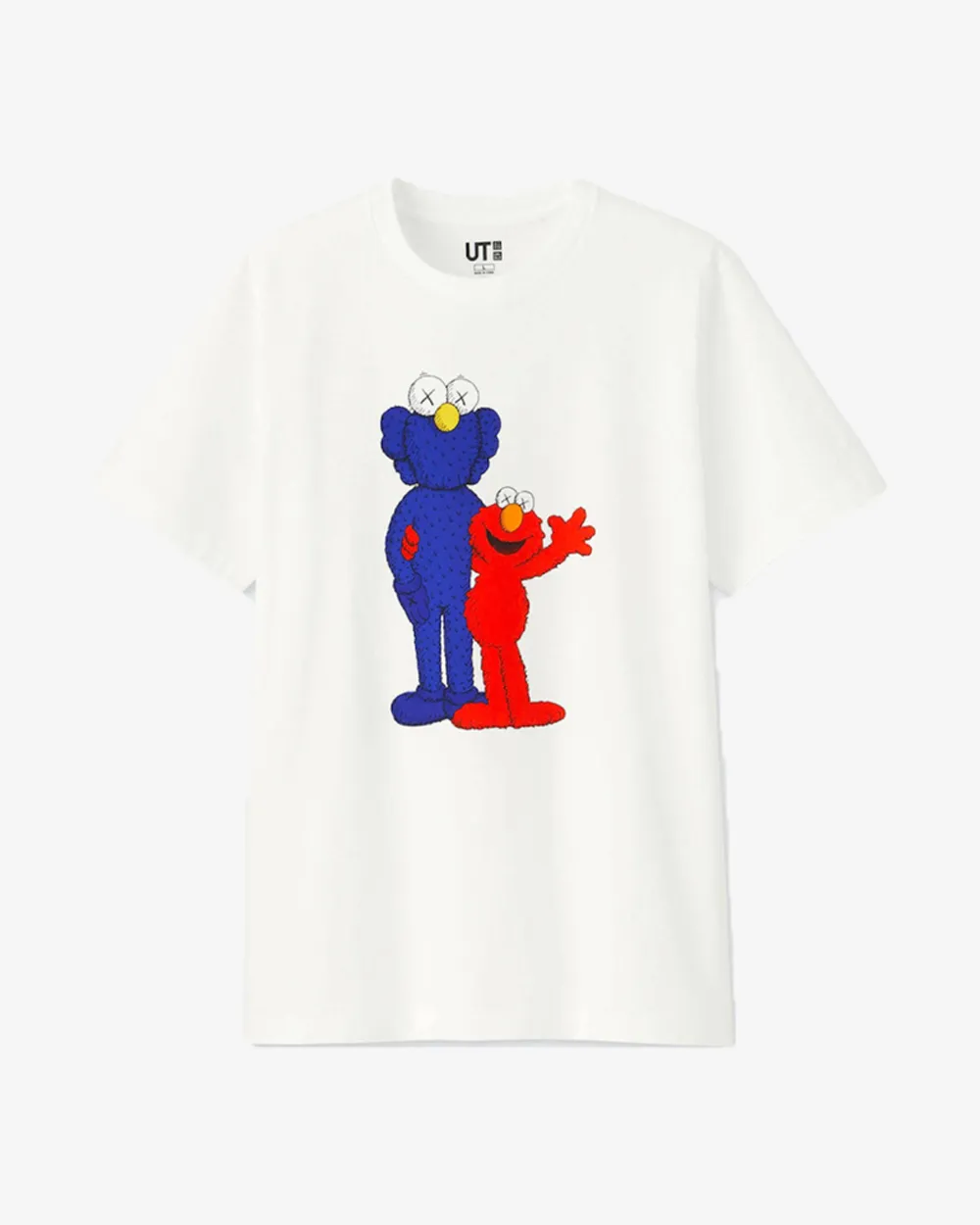 KAWS X UNIQLO X SESAME STREET BFF ELMO TEE WHITE (ASIA SIZING)