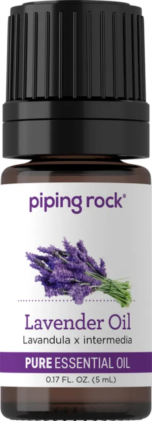 Lavender Pure Essential Oil (GC/MS Tested), 0.17 fl oz (5 mL) Dropper Bottle