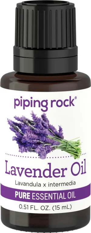 Lavender Pure Essential Oil (GC/MS Tested), 1/2 fl oz (15 mL) Dropper Bottle
