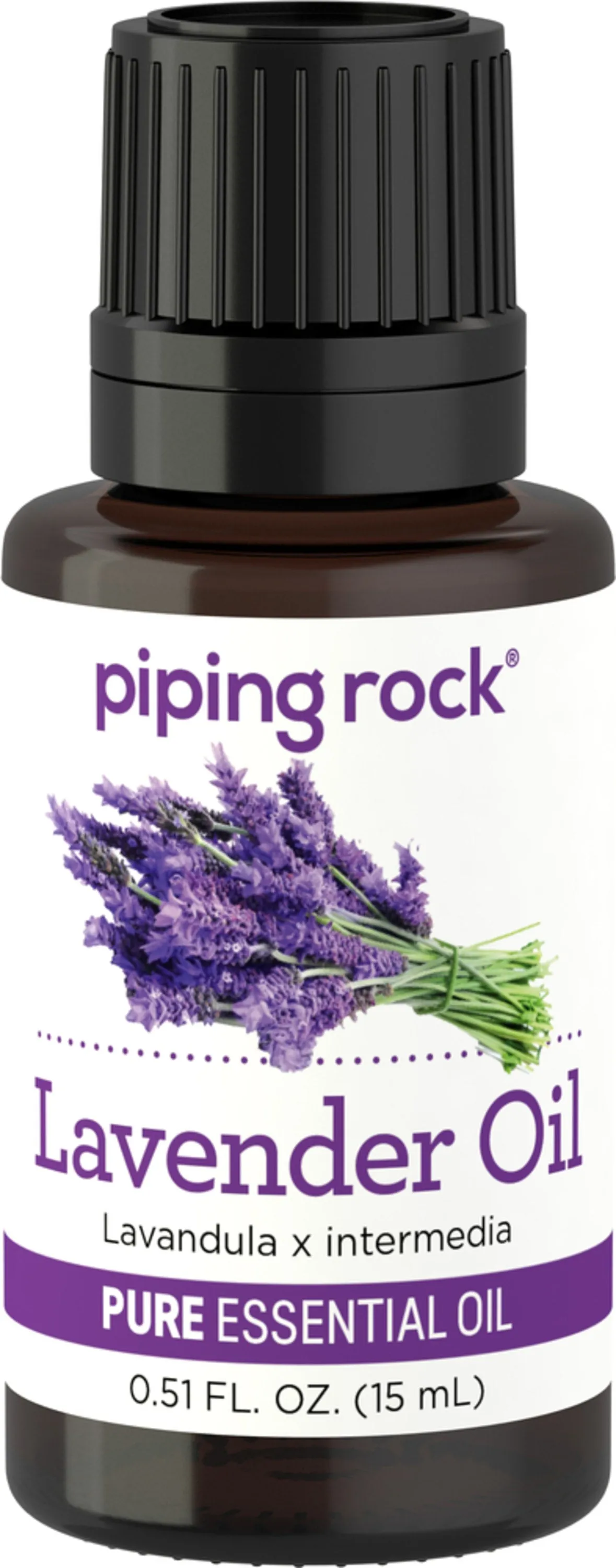 Lavender Pure Essential Oil (GC/MS Tested), 1/2 fl oz (15 mL) Dropper Bottle
