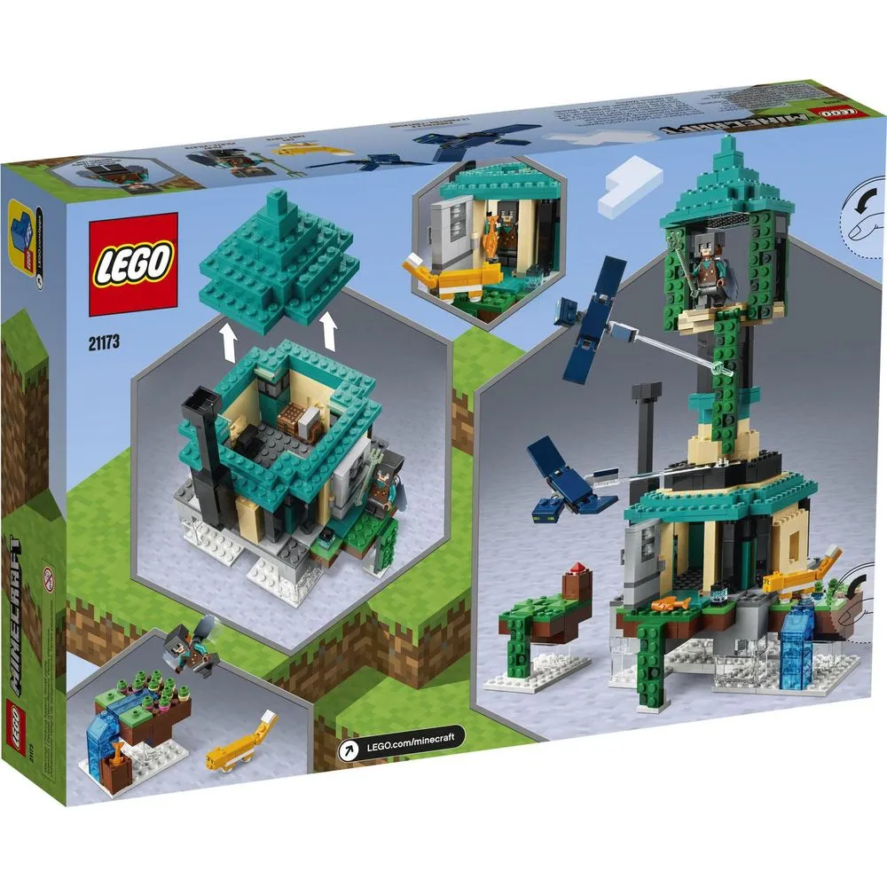 LEGO 21173 Minecraft The Sky Tower Toy Building Kit for Ages 8 to 14 Years - 565 Pieces