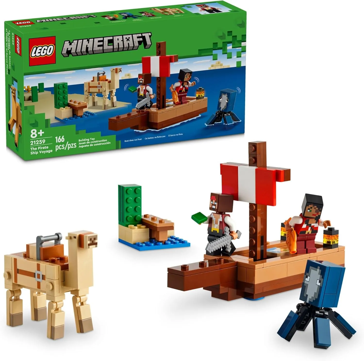 Lego 21259 - Minecraft The Pirate Ship Voyage