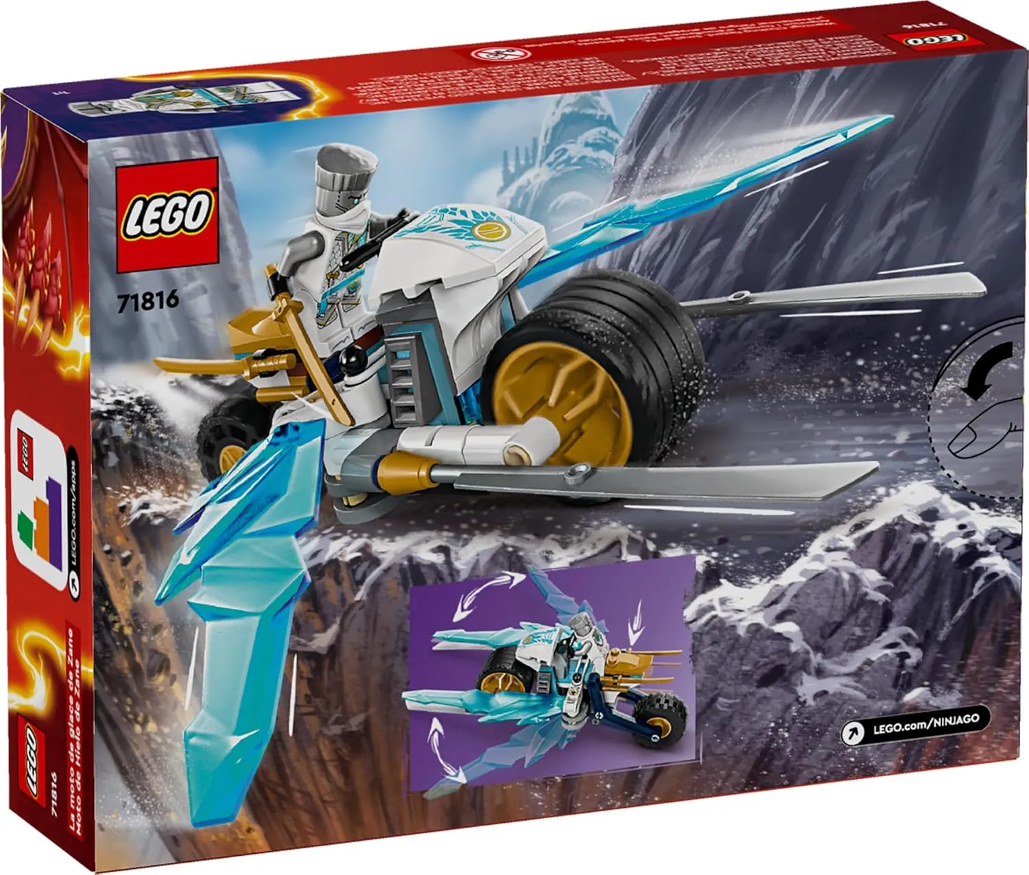 Lego 71816 - Ninjago Zane's Ice Motorcycle