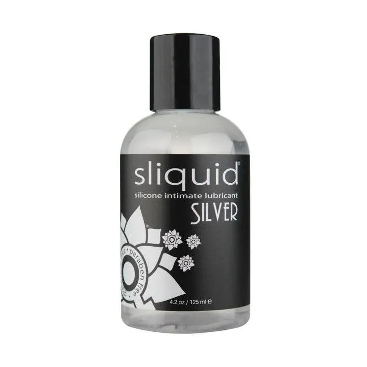 Lubricant - Sliquid Silver Lube Glycerine & Paraben Free - 4.2 oz