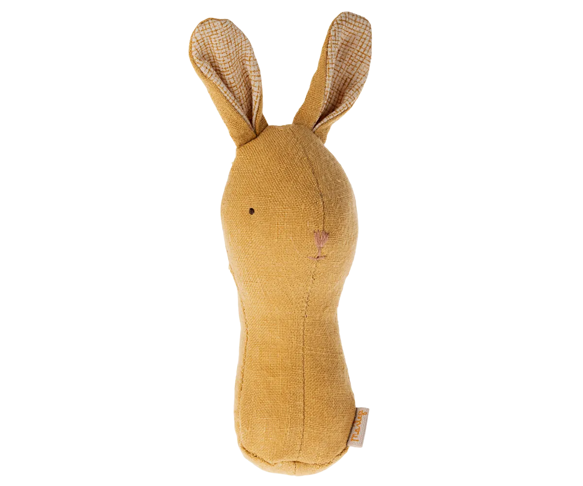Lullaby friends, Bunny Rattle - Dusty Yellow