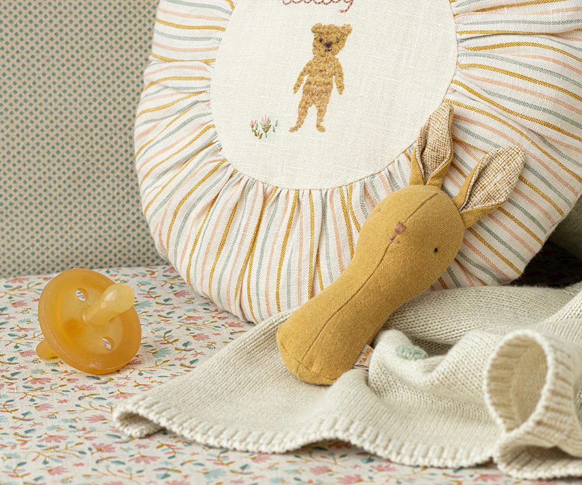 Lullaby friends, Bunny Rattle - Dusty Yellow