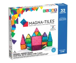 Magna-Tiles® Clear Colors 32pcs