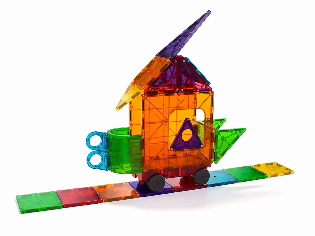Magna-Tiles® Clear Colors 48pc DX
