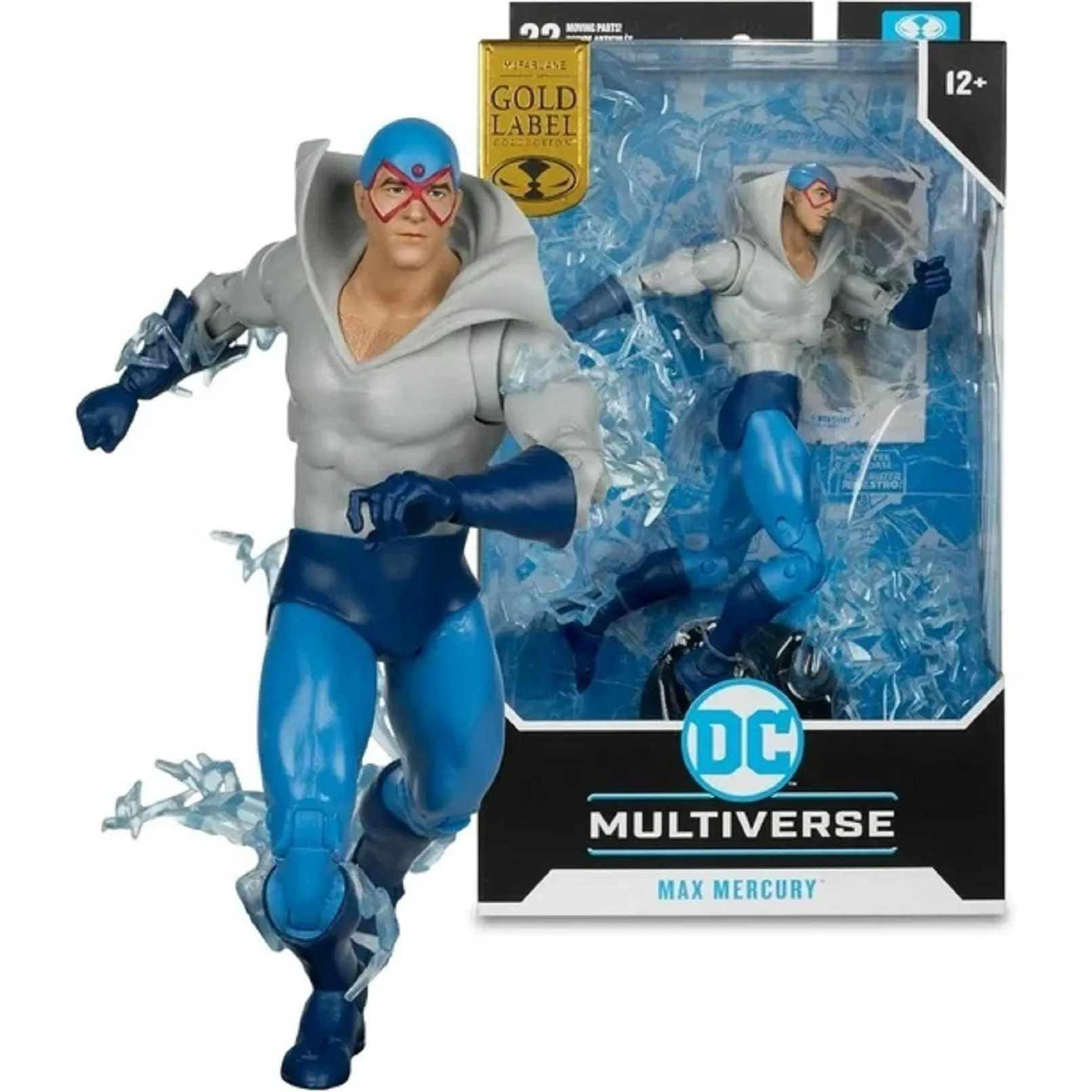 McFarlane Toys 17233 DC Multiverse The Flash 7 Inch Action Figure Max Mercury Gold Label