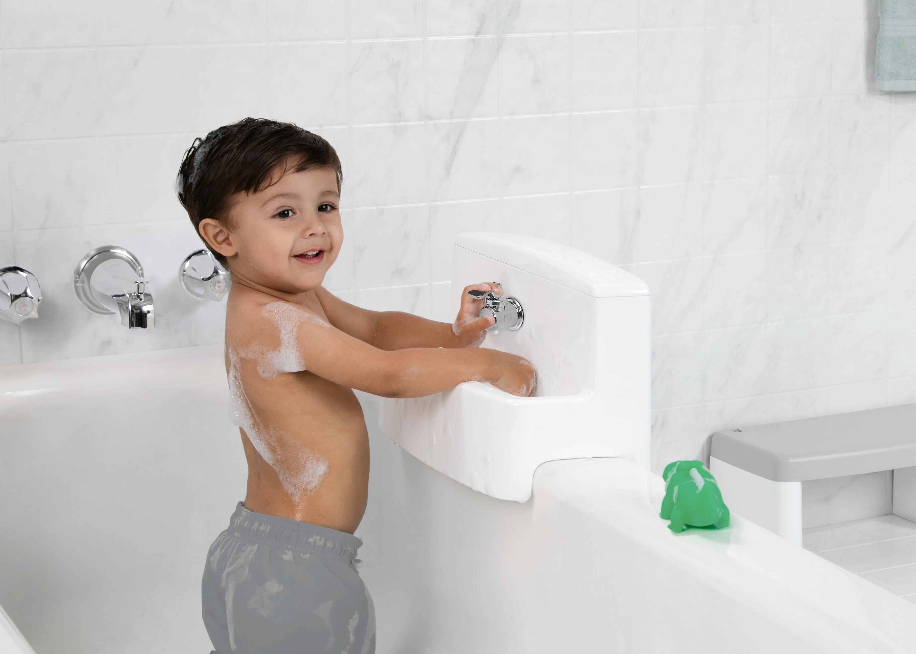 MySize 3-in-1 Convertible Sink, Step Stool and Bath Toy for Kids