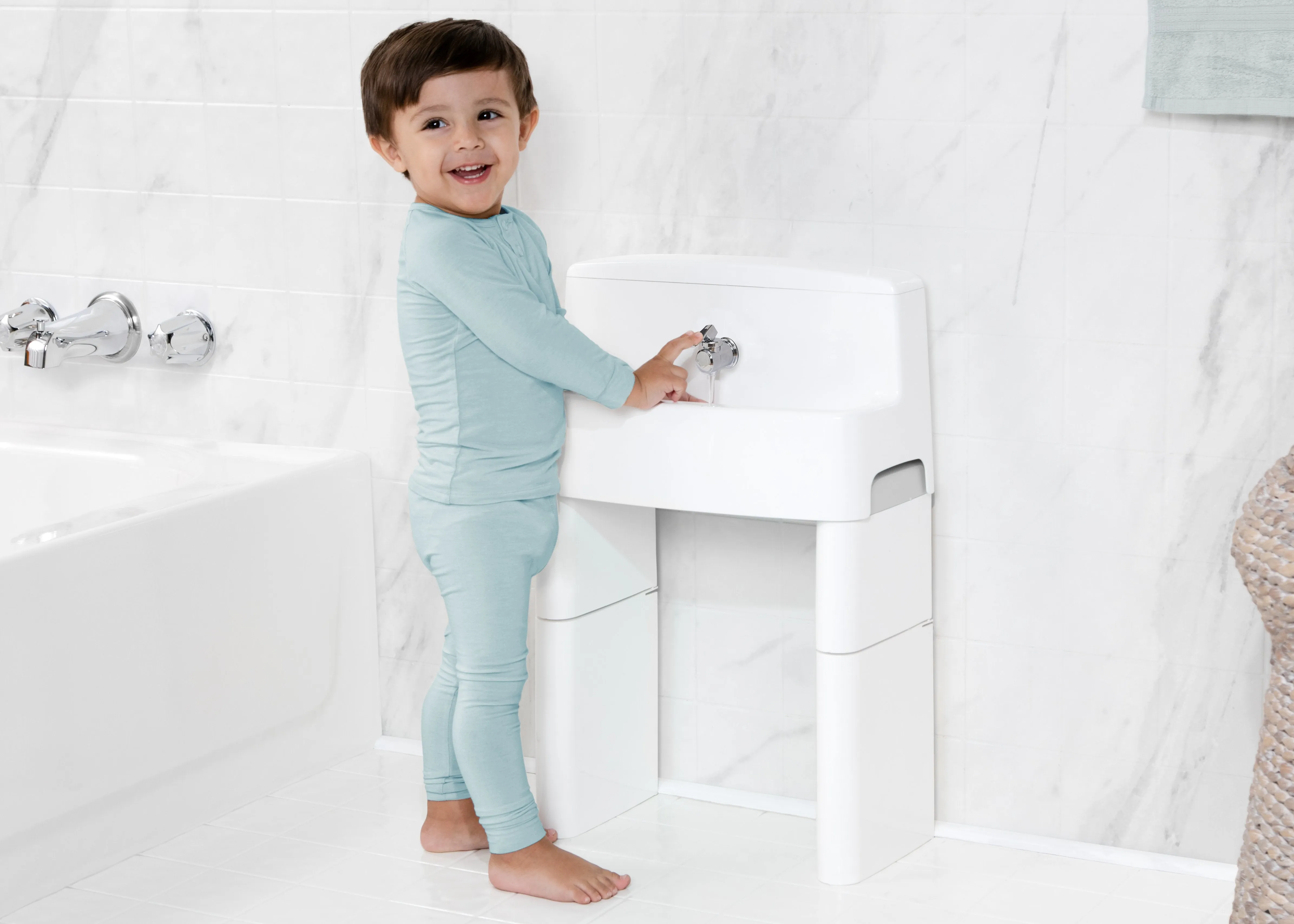 MySize 3-in-1 Convertible Sink, Step Stool and Bath Toy for Kids