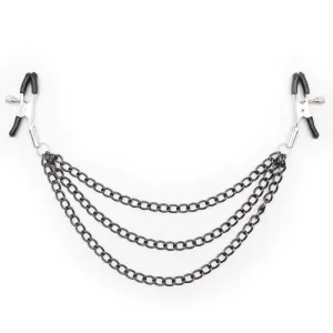 Nipple Clamps - Triple Chain Alligator Type Nipple Clamps