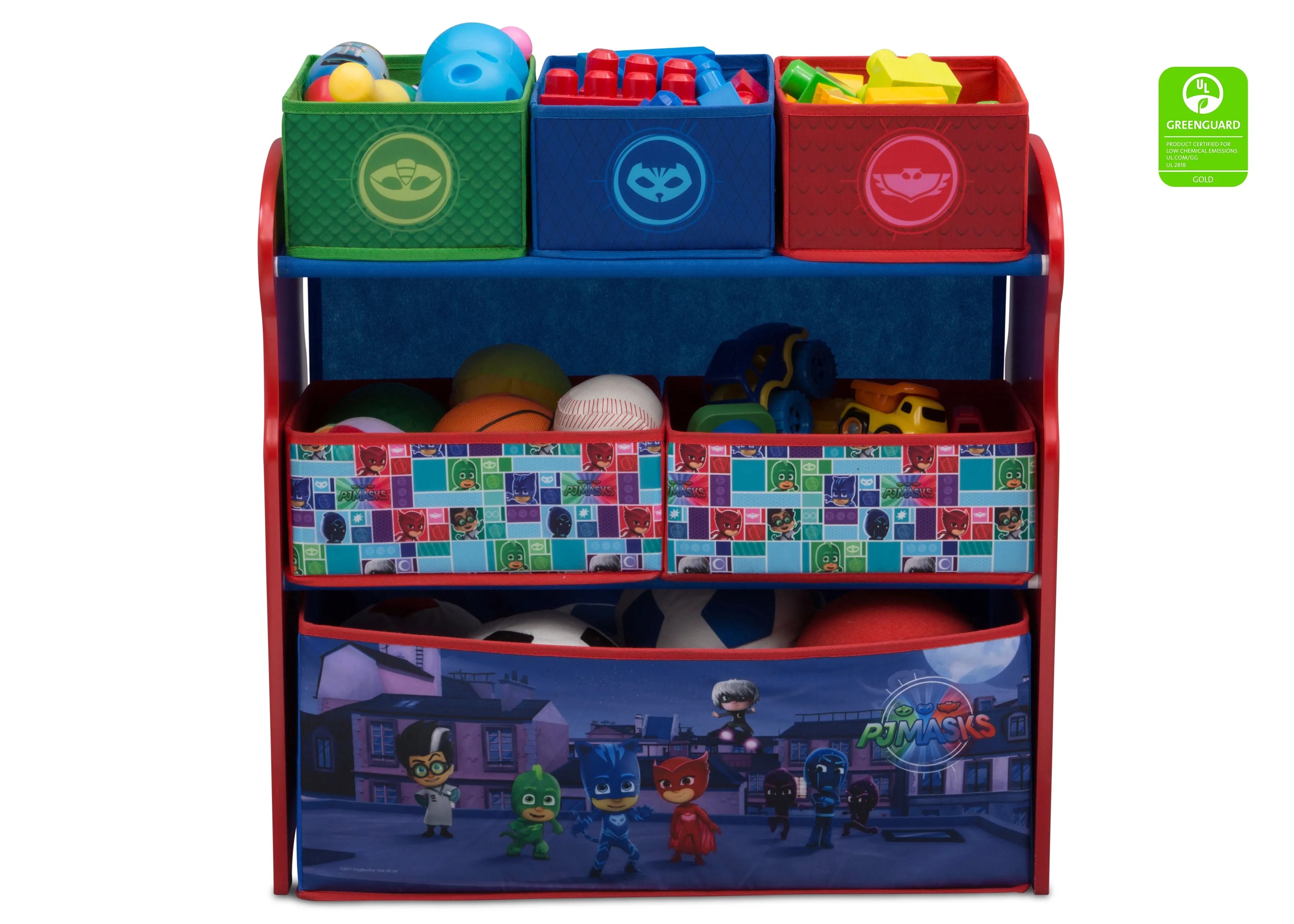 PJ Masks Multi-Bin Toy Organizer
