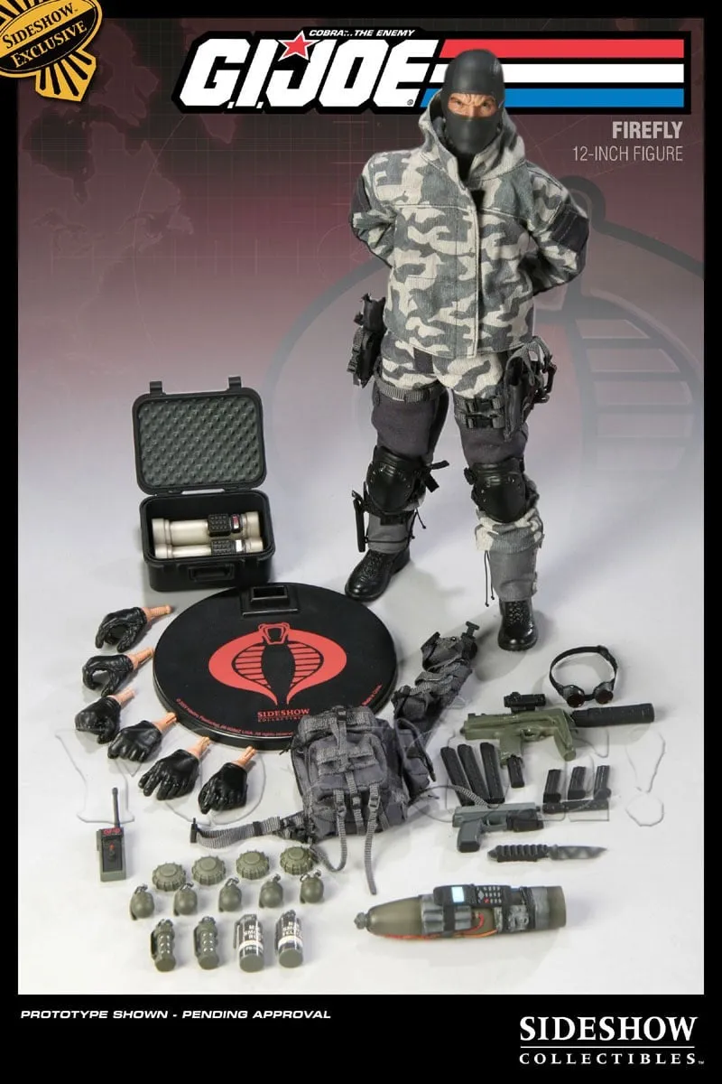 Sideshow Collectible 1/6 G.I. Joe Cobra Saboteur Firefly Sixth Scale Figure